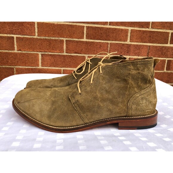 J Shoes Men Monarch distressed brown Suede Desert Ankle Chukka Boots US 10 M main image 7